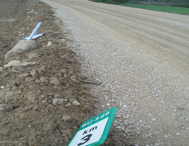 topografia en carretera
